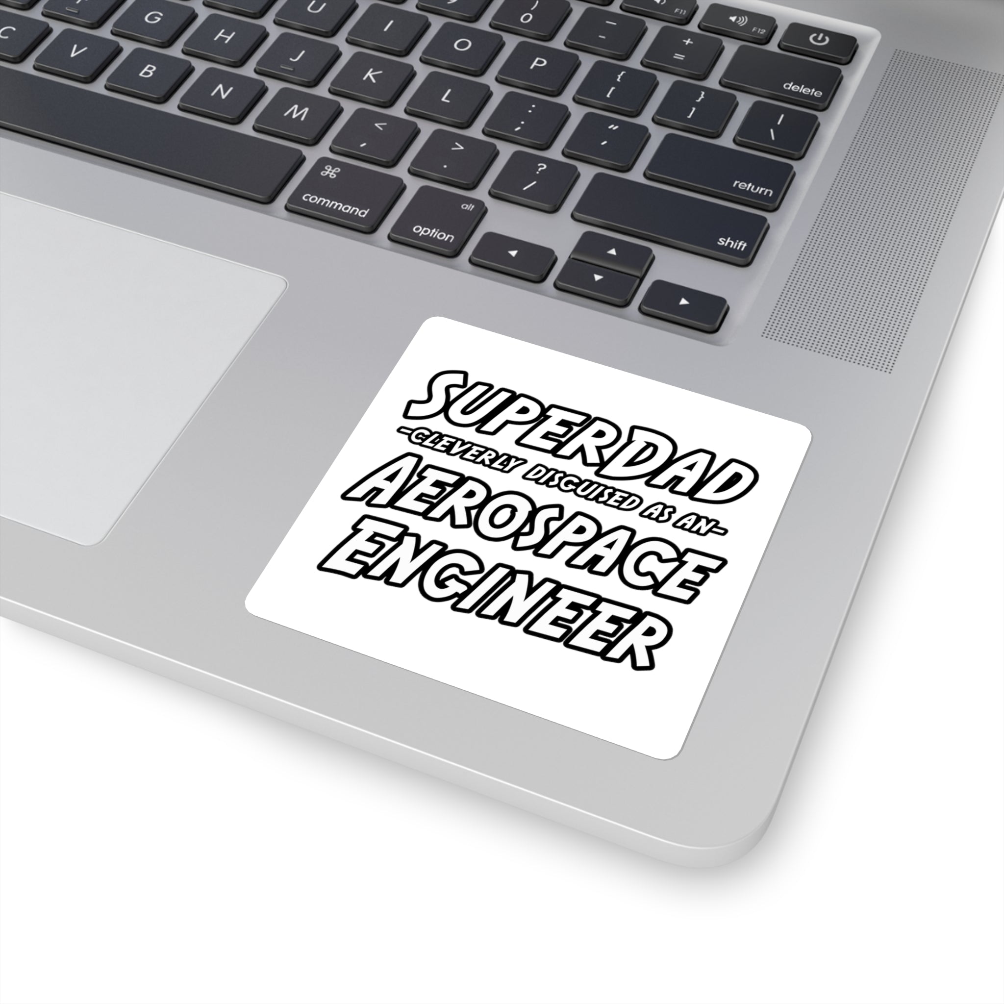 SuperDad...Aerospace Engineer - Square Stickers