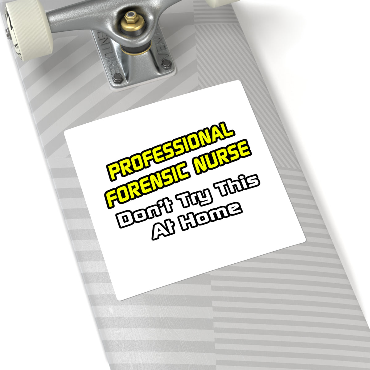 Professional Forensic Nurse .. Joke - Square Stickers