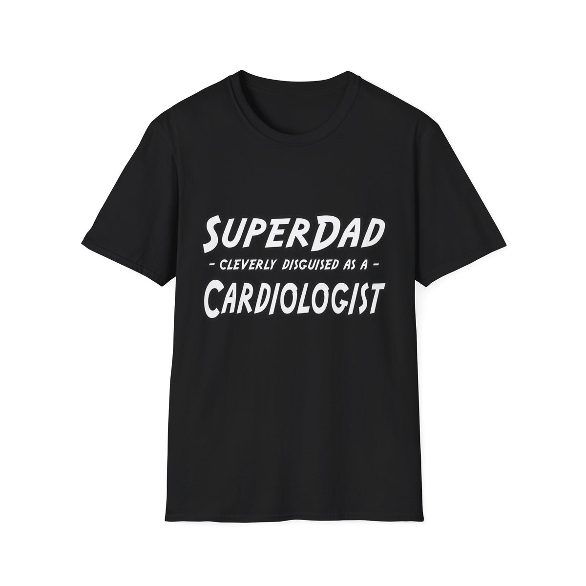 SuperDad...Cardiologist - Unisex Softstyle T-Shirt