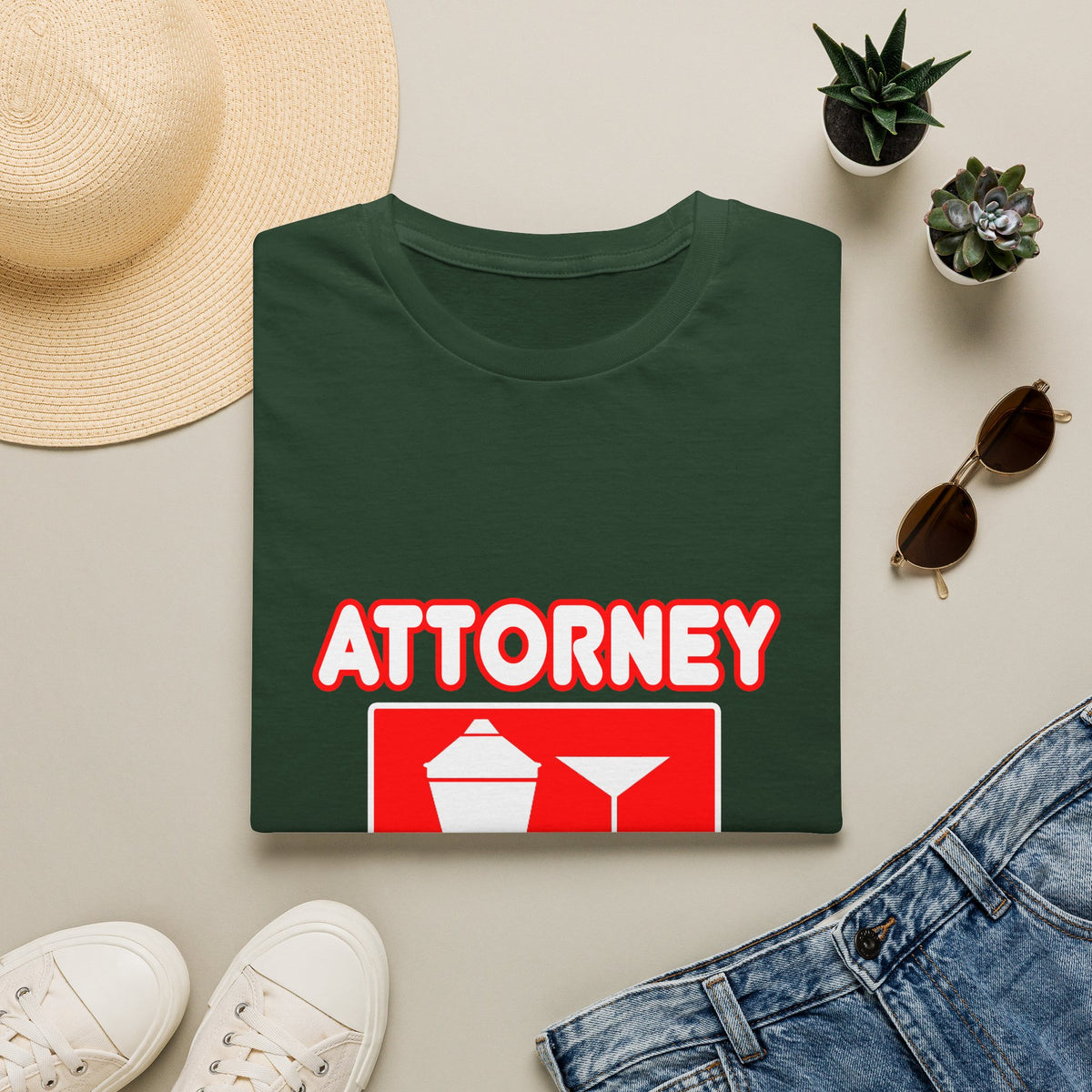 Attorney...Will Work For Cocktails - Unisex Softstyle T-Shirt