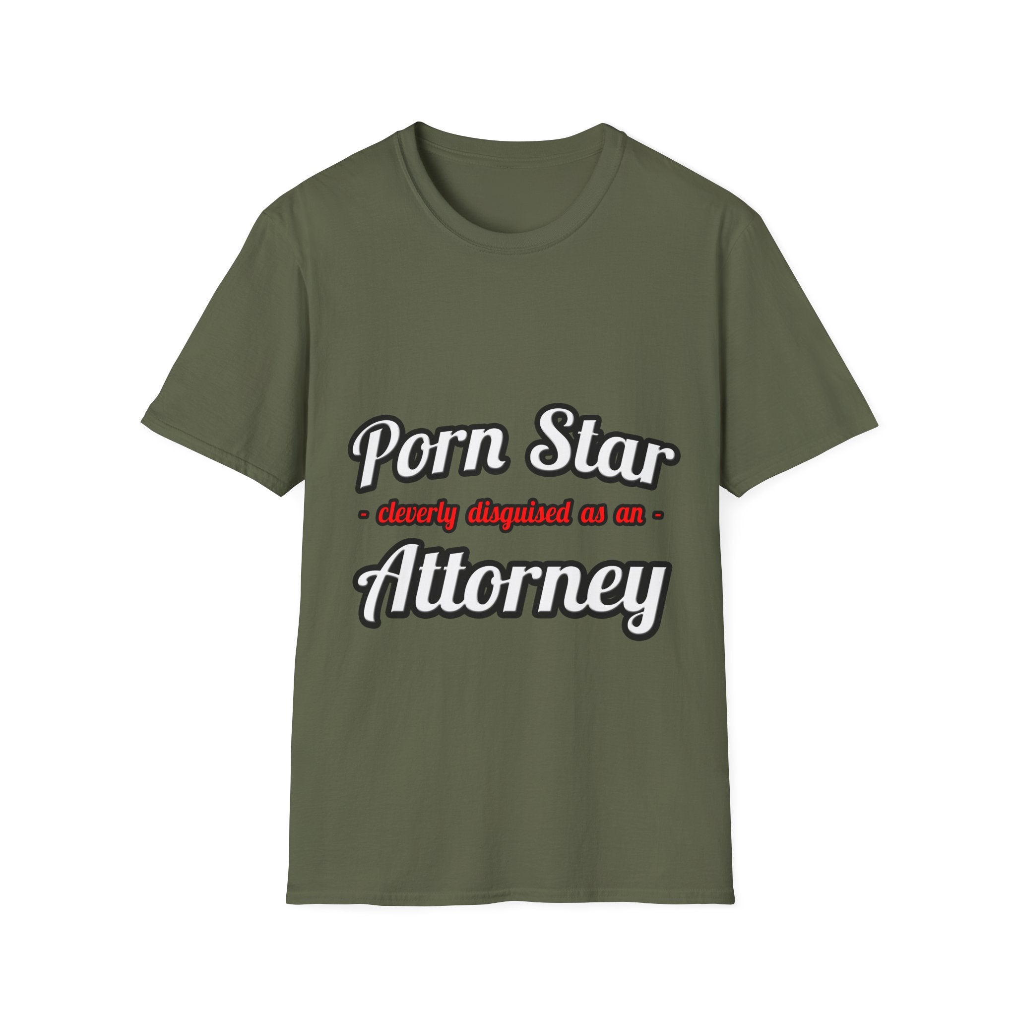 Porn Star... Attorney - Unisex Softstyle T-Shirt