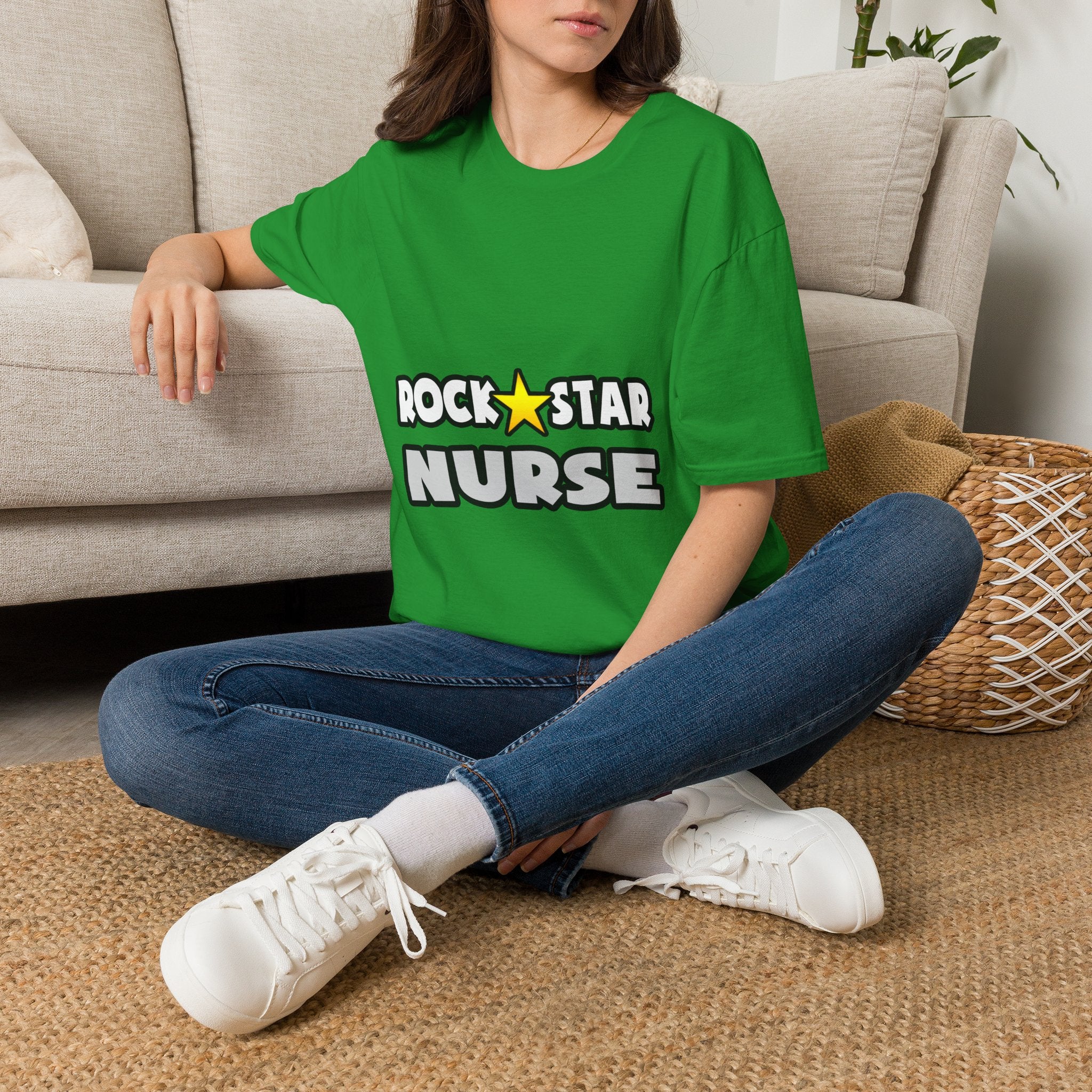 Rock Star Nurse (2) - Unisex Softstyle T-Shirt