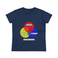 Venn Diagram .. Engineers - Women's Midweight Cotton Tee