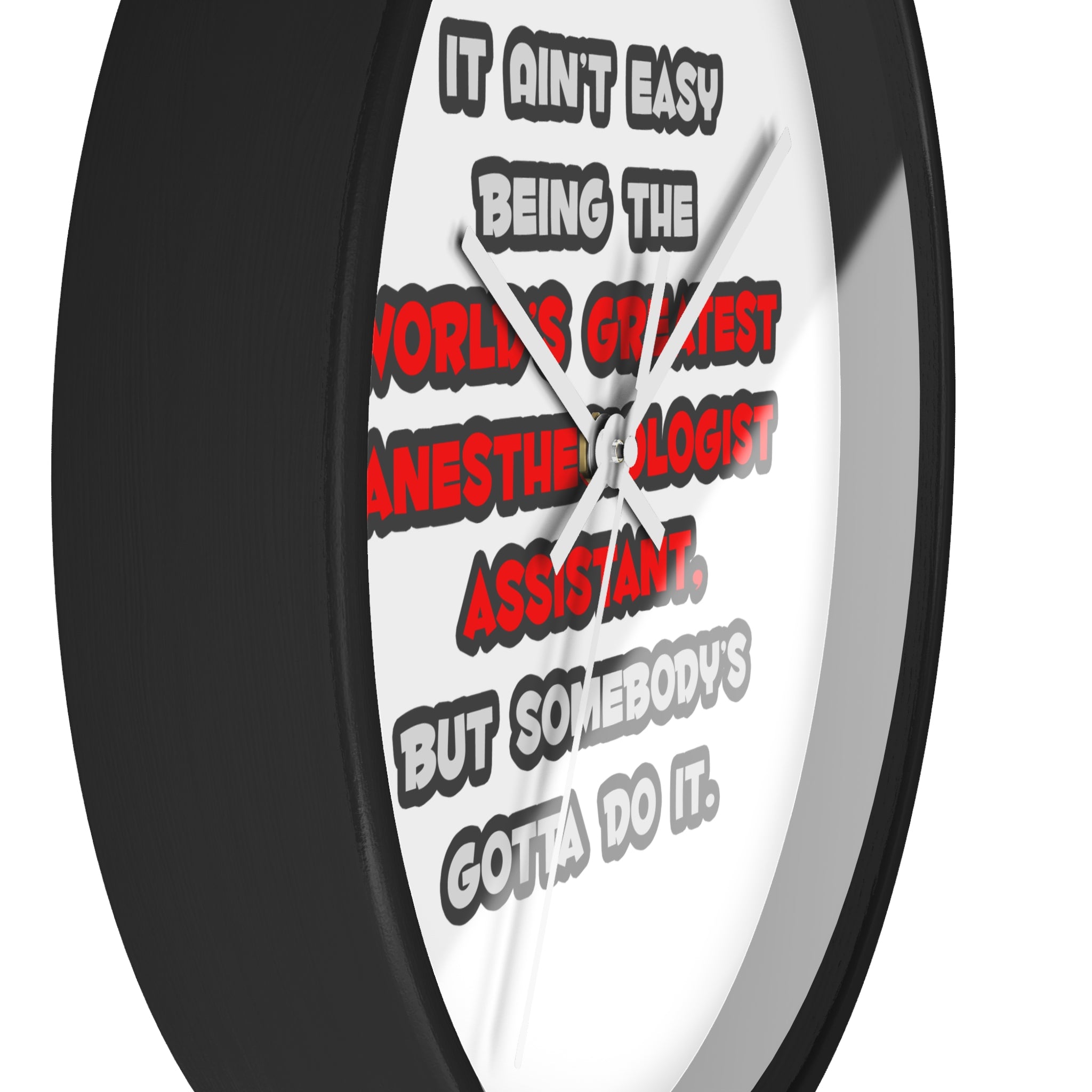 World's Greatest Anesthesiologist Asst Joke - Wall Clock