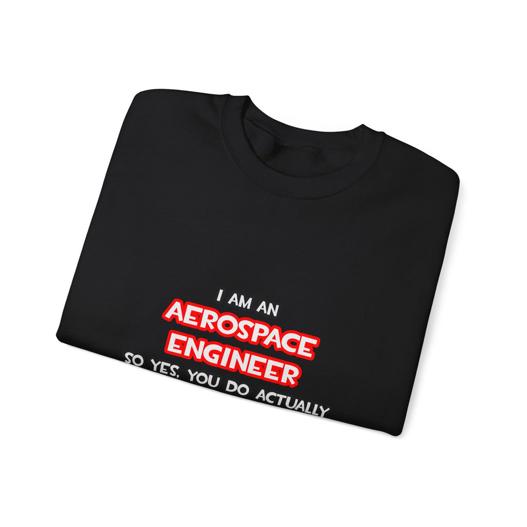 Rocket Scientist .. Funny Aerospace Engineer - Unisex Heavy Blend™ Crewneck Sweatshirt