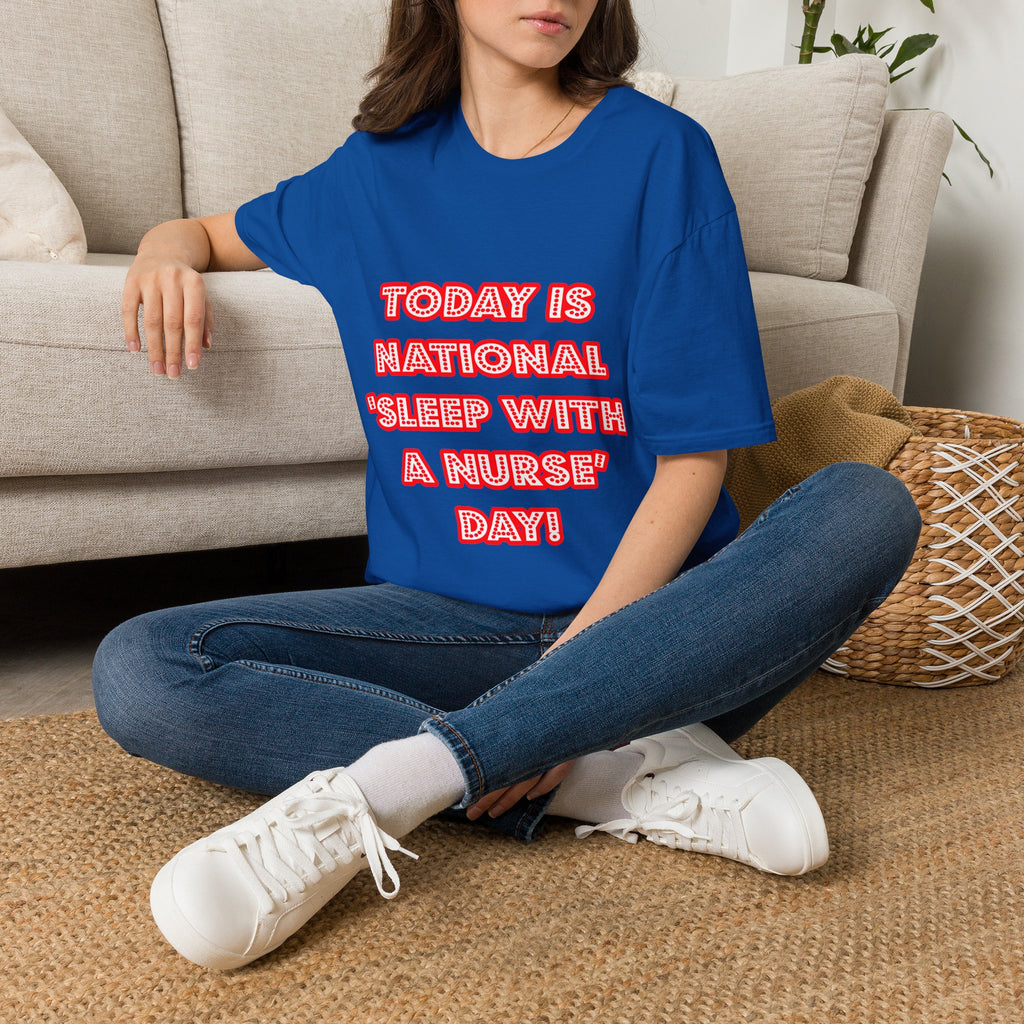 National 'Sleep With a Nurse' Day - Unisex Softstyle T-Shirt