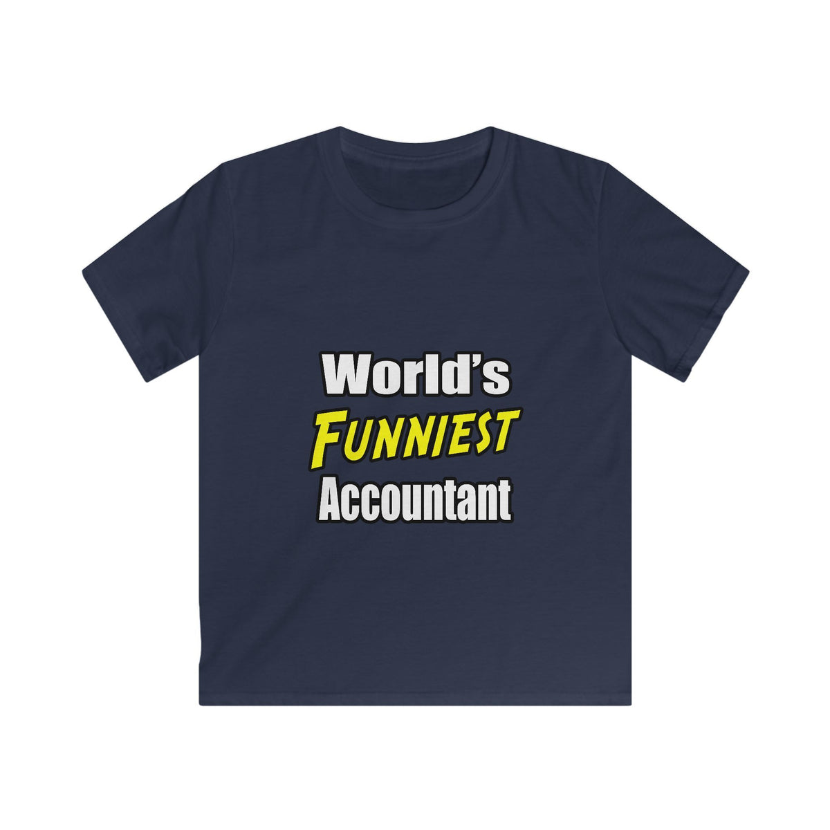World's Funniest Accountant - Kids Softstyle Tee