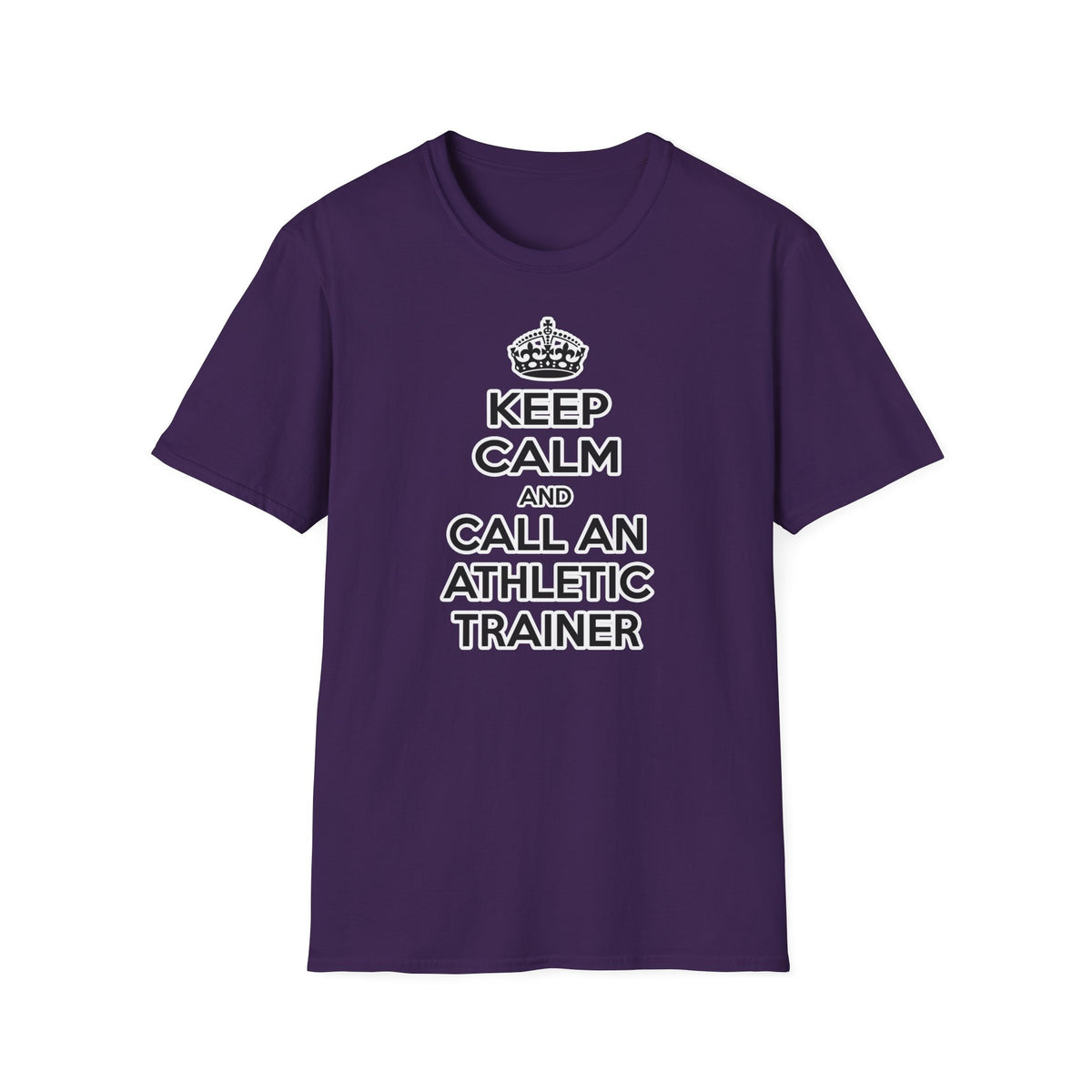 Keep Calm and Call an Athletic Trainer - Unisex Softstyle T-Shirt