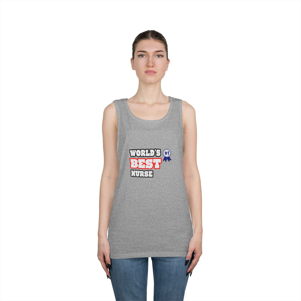 World's Best Nurse - Unisex Heavy Cotton Tank Top