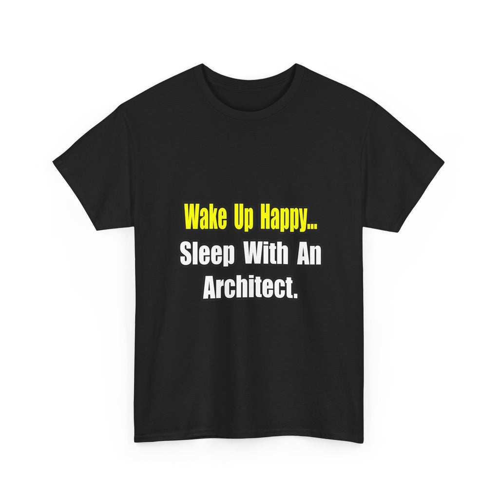 Sleep With an Architect - Unisex Heavy Cotton Tee
