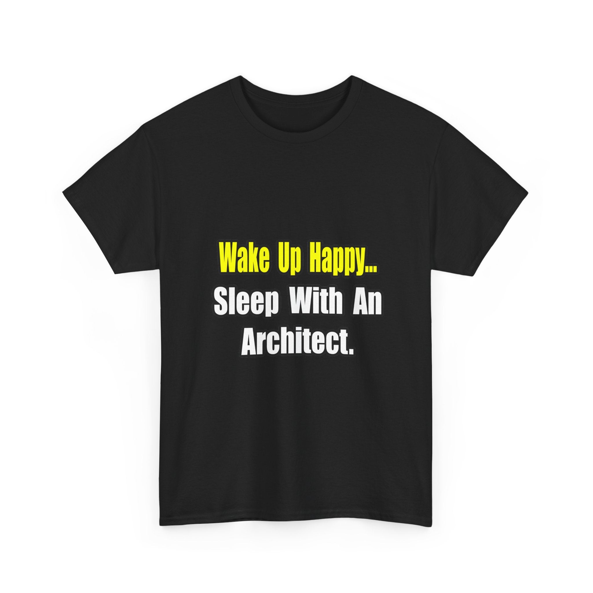 Sleep With an Architect - Unisex Heavy Cotton Tee