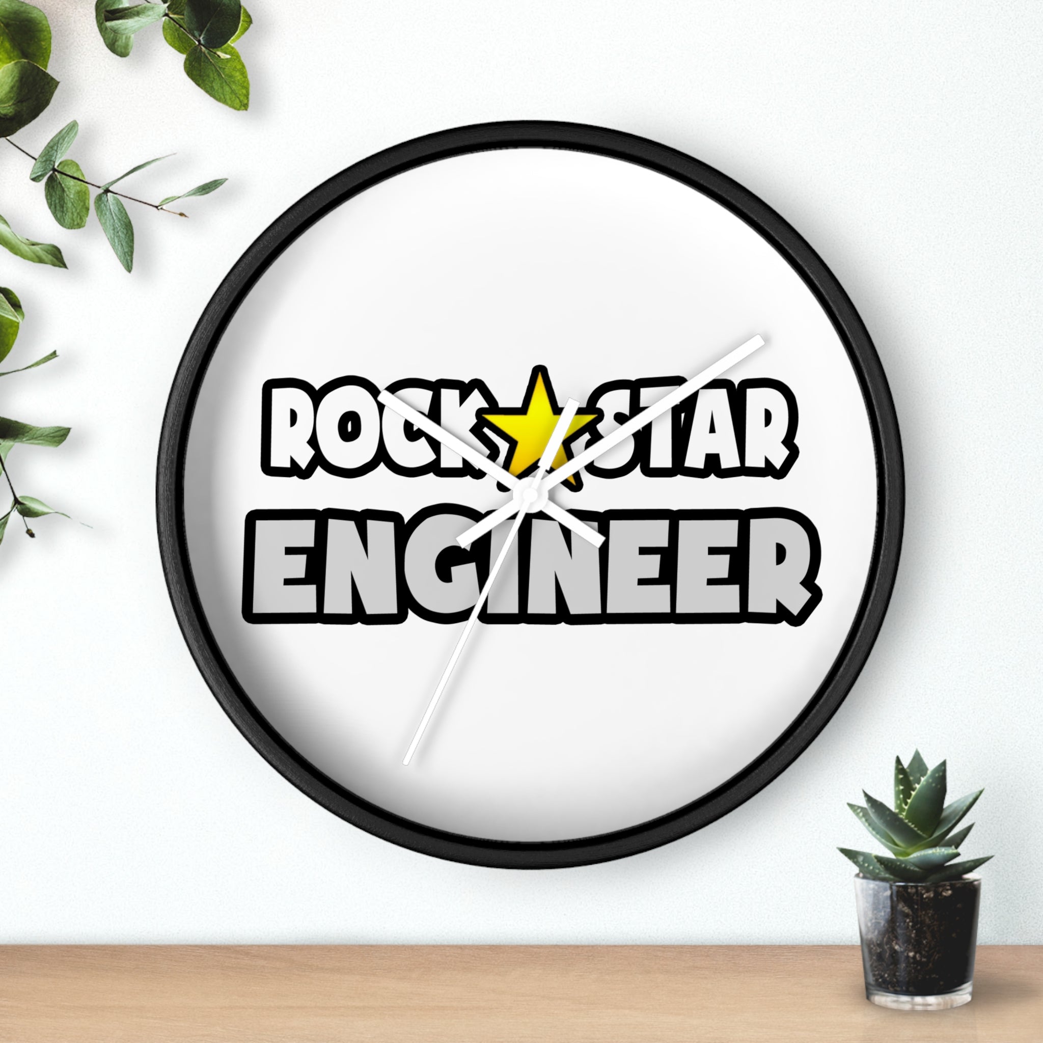 Rock Star Engineer (2) - Wall Clock
