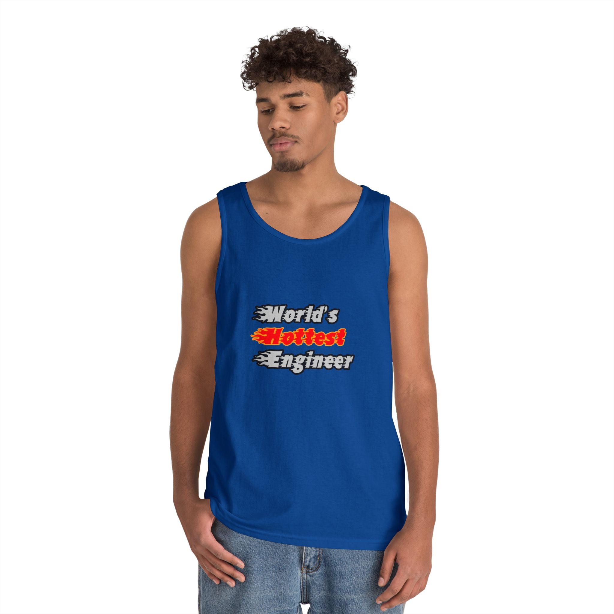 World's Hottest Engineer - Unisex Heavy Cotton Tank Top