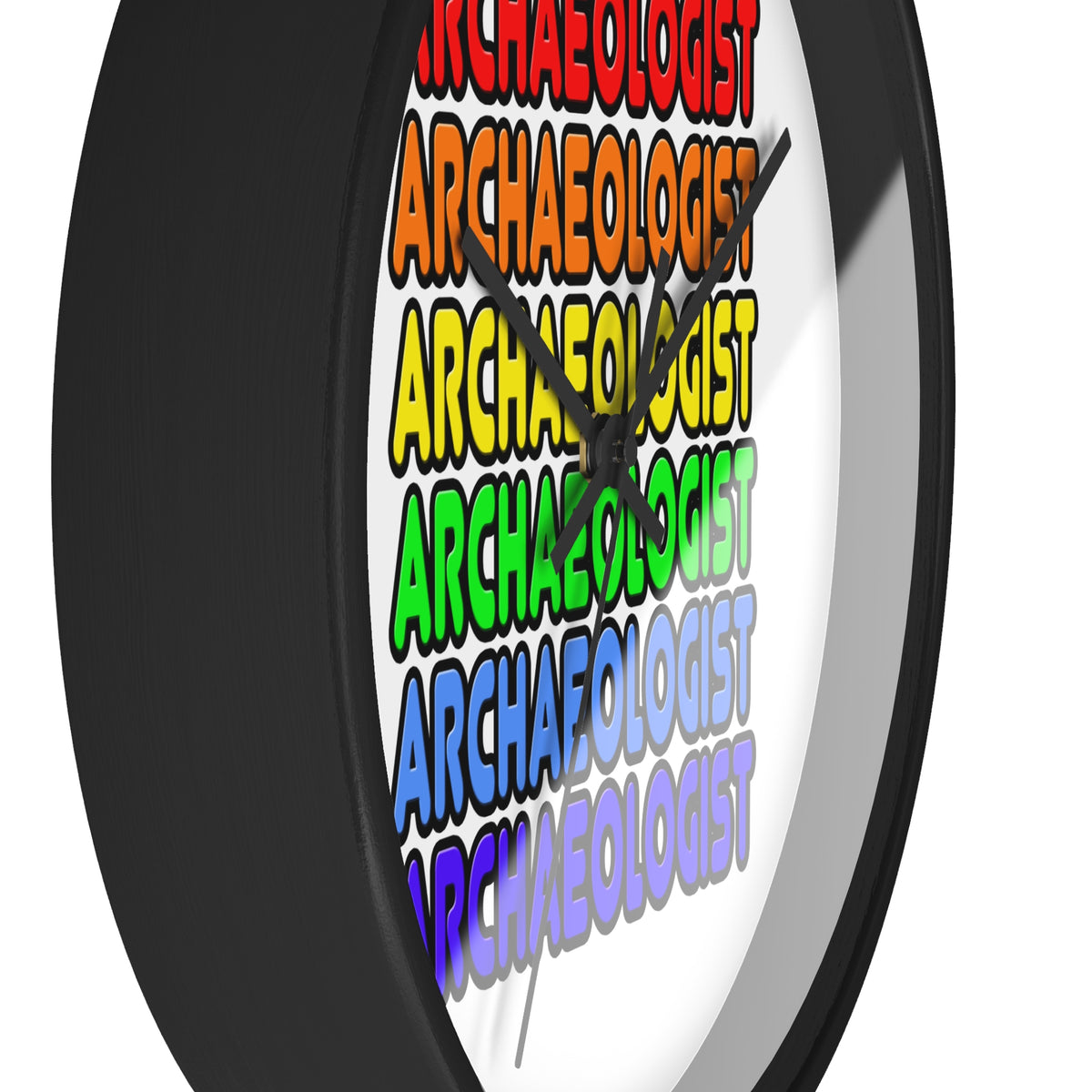Rainbow Archaeologist - Wall Clock
