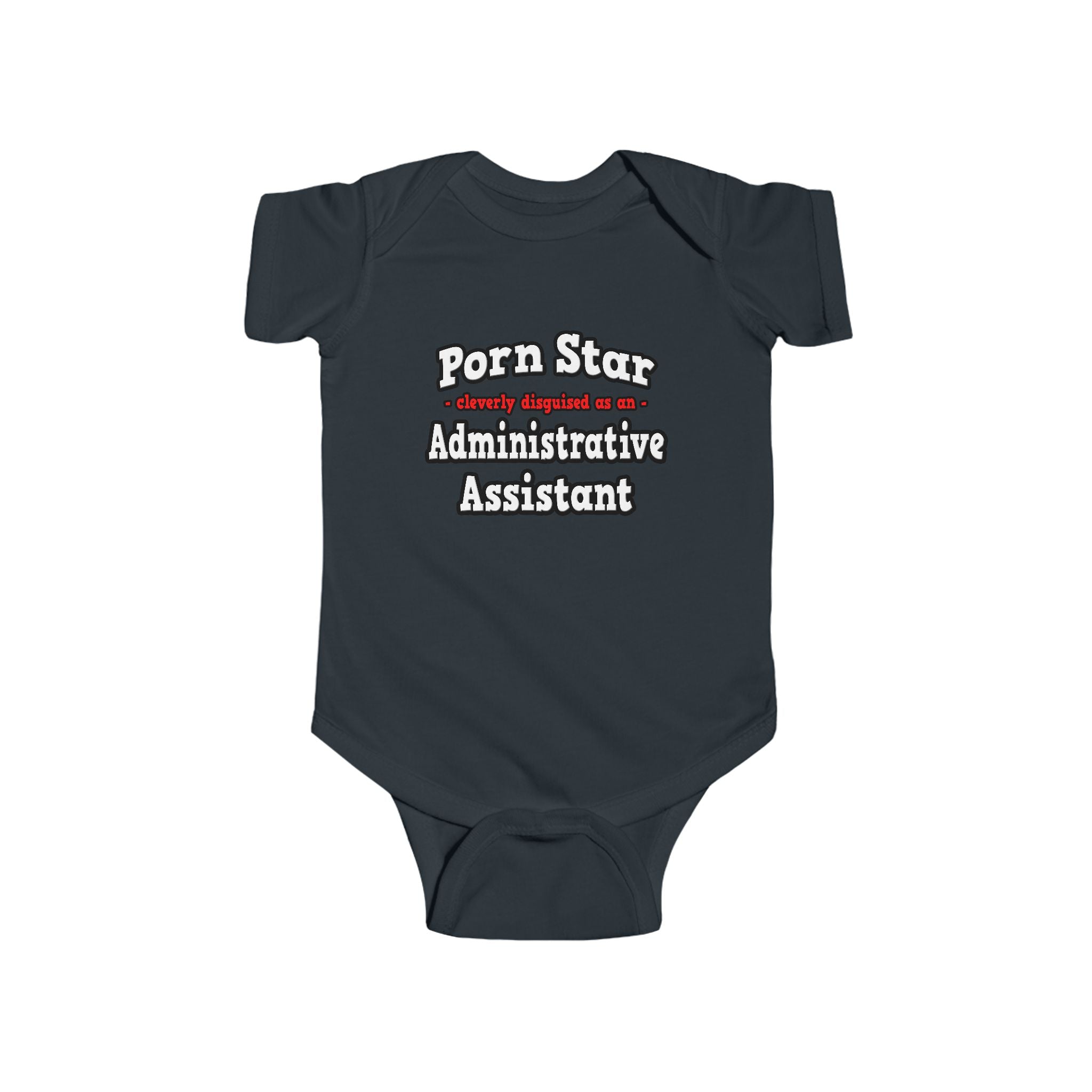 Porn Star...Administrative Assistant - Infant Fine Jersey Bodysuit
