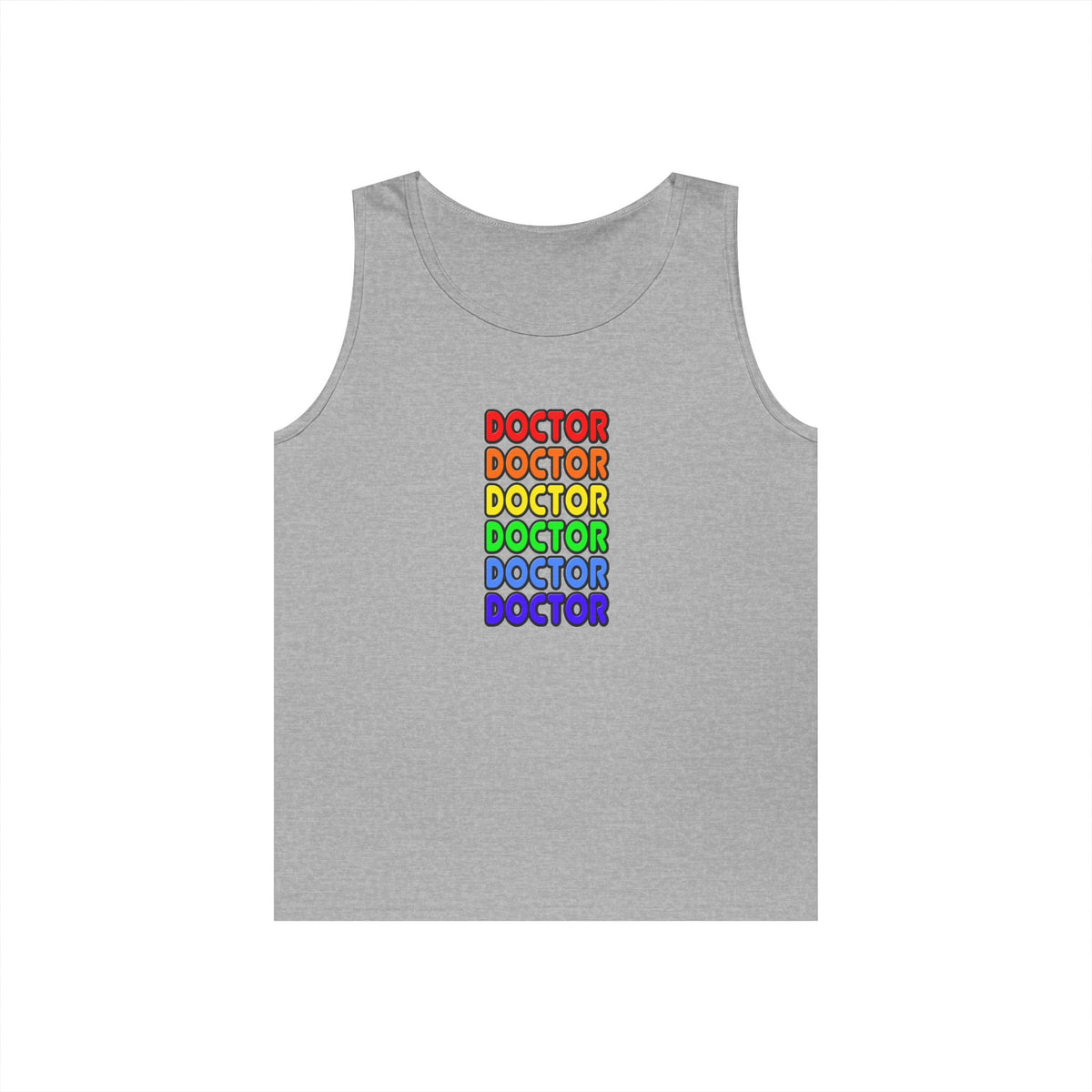 Rainbow Doctor - Unisex Heavy Cotton Tank Top