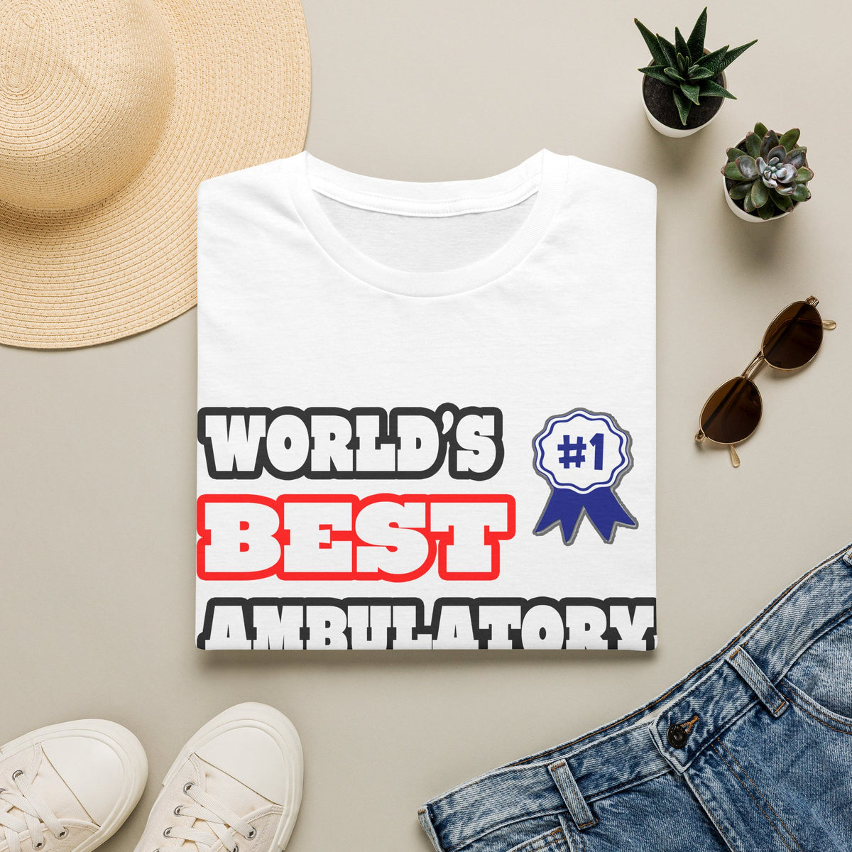 World's Best Ambulatory Care Nurse - Unisex Softstyle T-Shirt