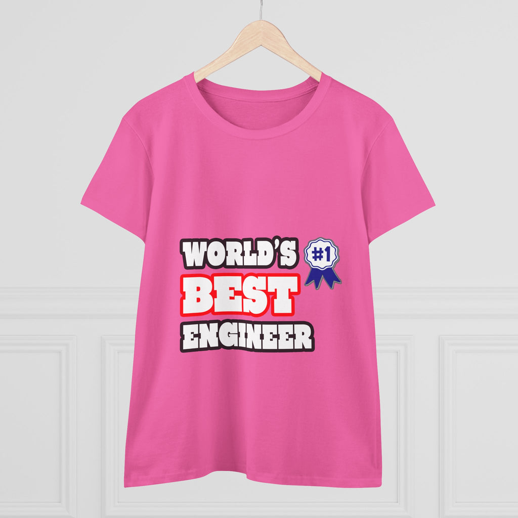 World's Best Engineer - Women's Midweight Cotton Tee