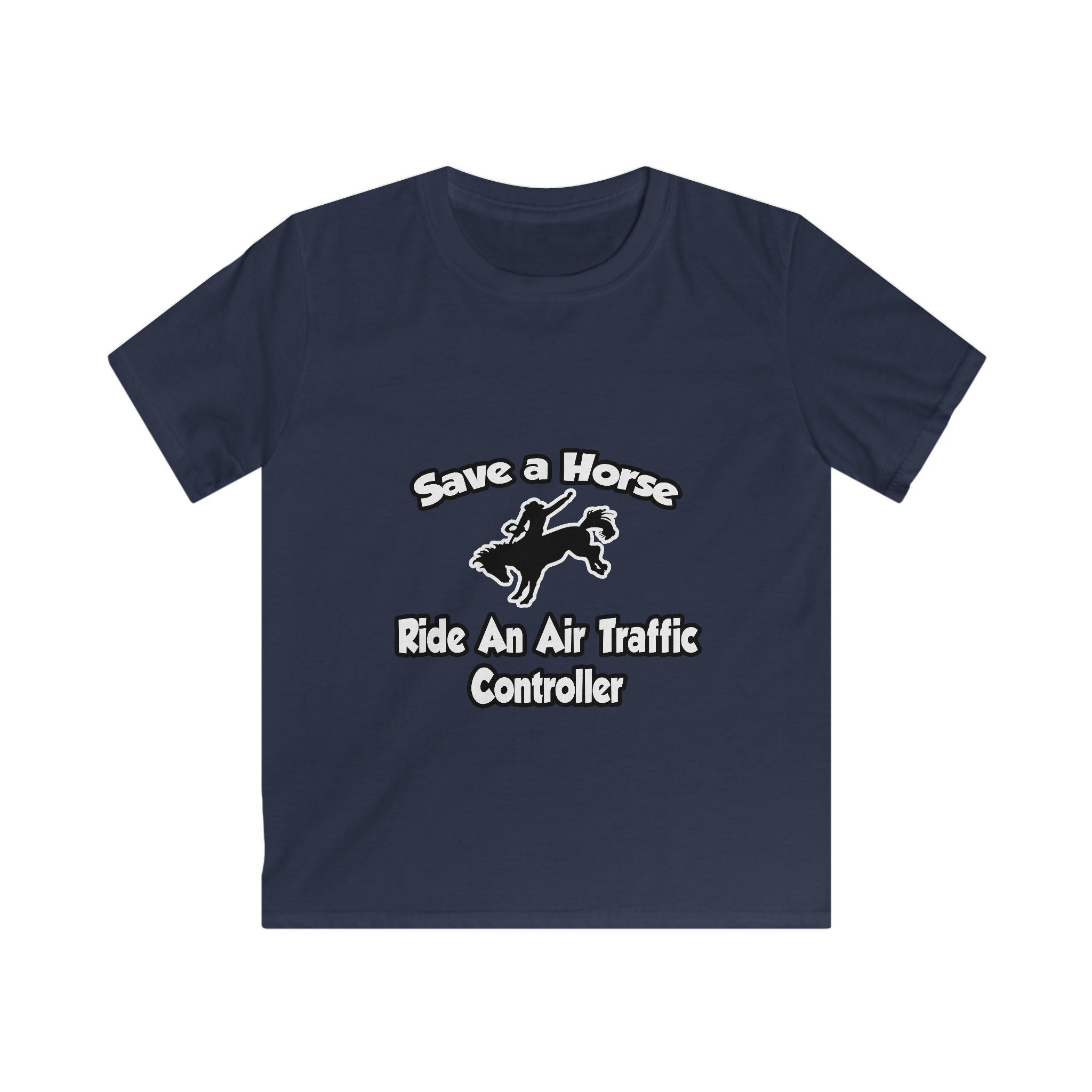 Save a Horse, Ride an Air Traffic Controller - Kids Softstyle Tee