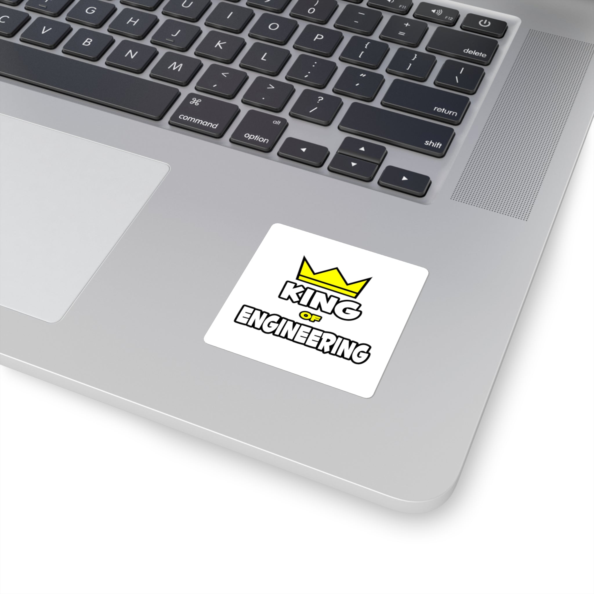 King of Engineering - Square Stickers