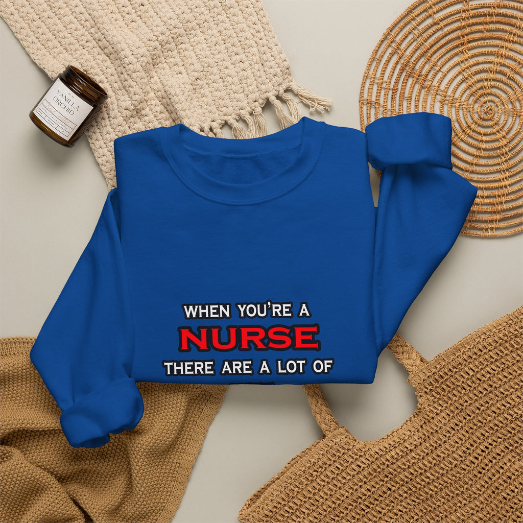 Nurse ... OMG WTF LOL - Unisex Heavy Blend™ Crewneck Sweatshirt