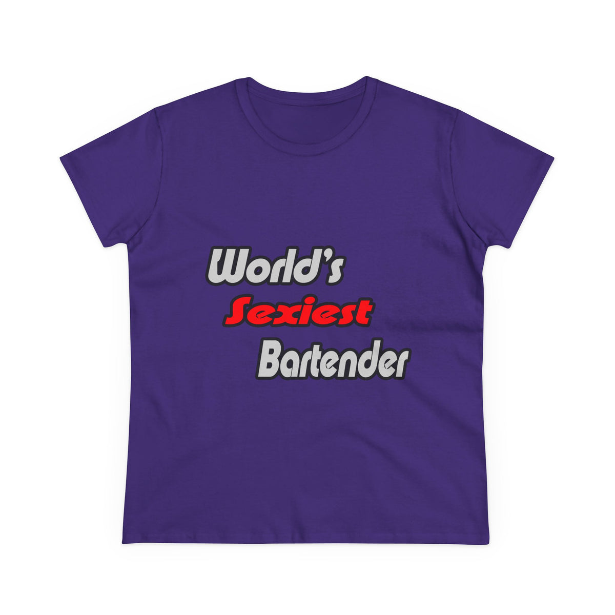 World's Sexiest Bartender - Women's Midweight Cotton Tee