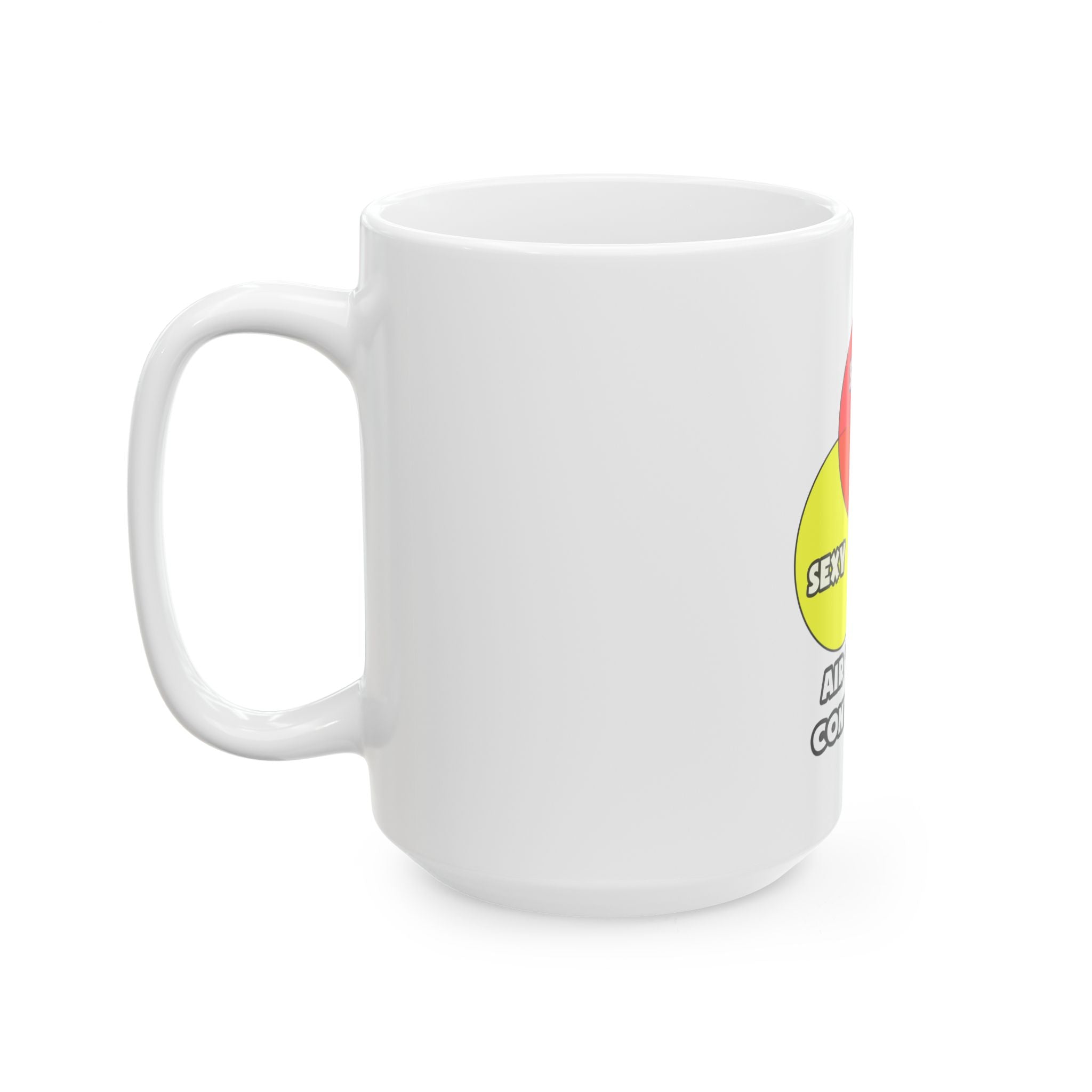 Venn Diagram .. Air Traffic Controllers - Ceramic Mug, (11oz, 15oz)