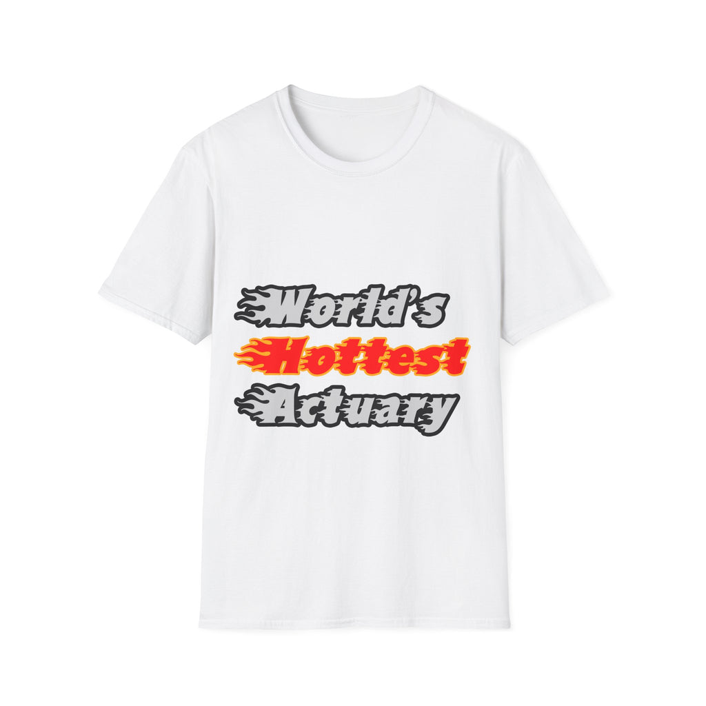 World's Hottest Actuary - Unisex Softstyle T-Shirt