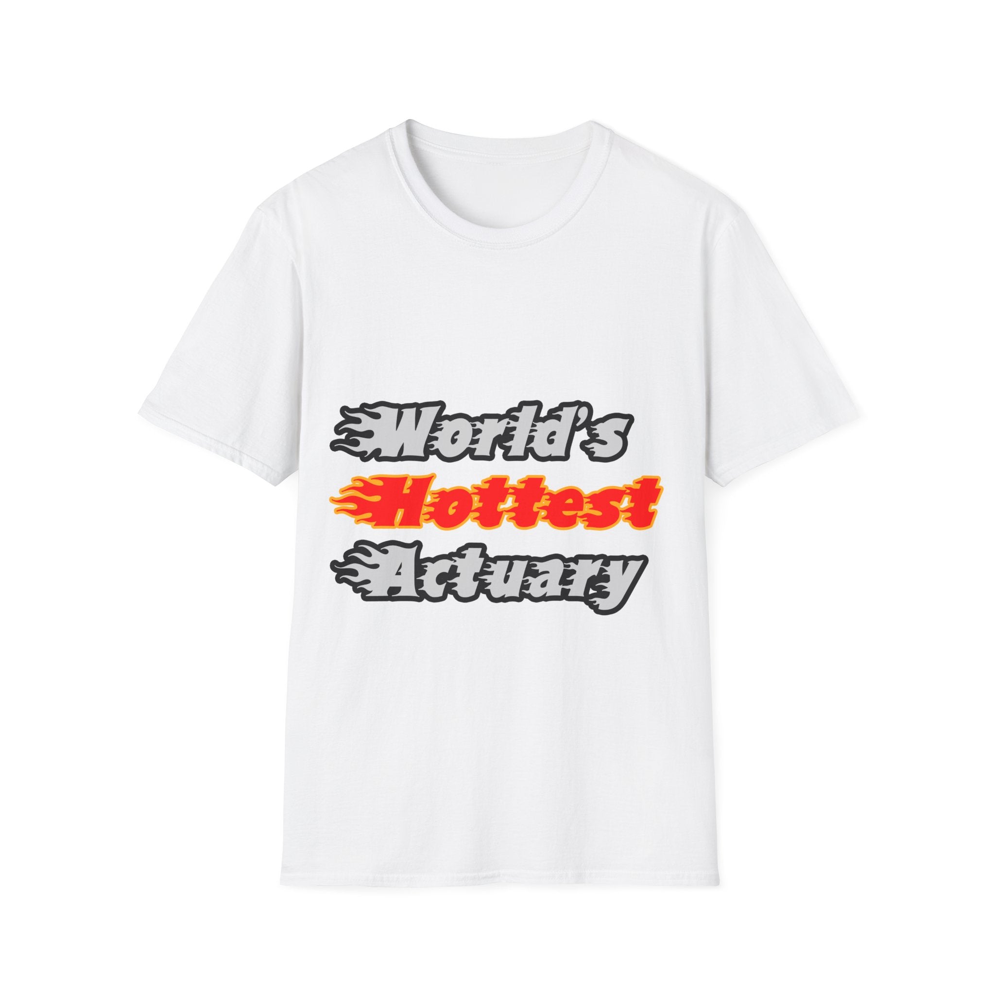 World's Hottest Actuary - Unisex Softstyle T-Shirt