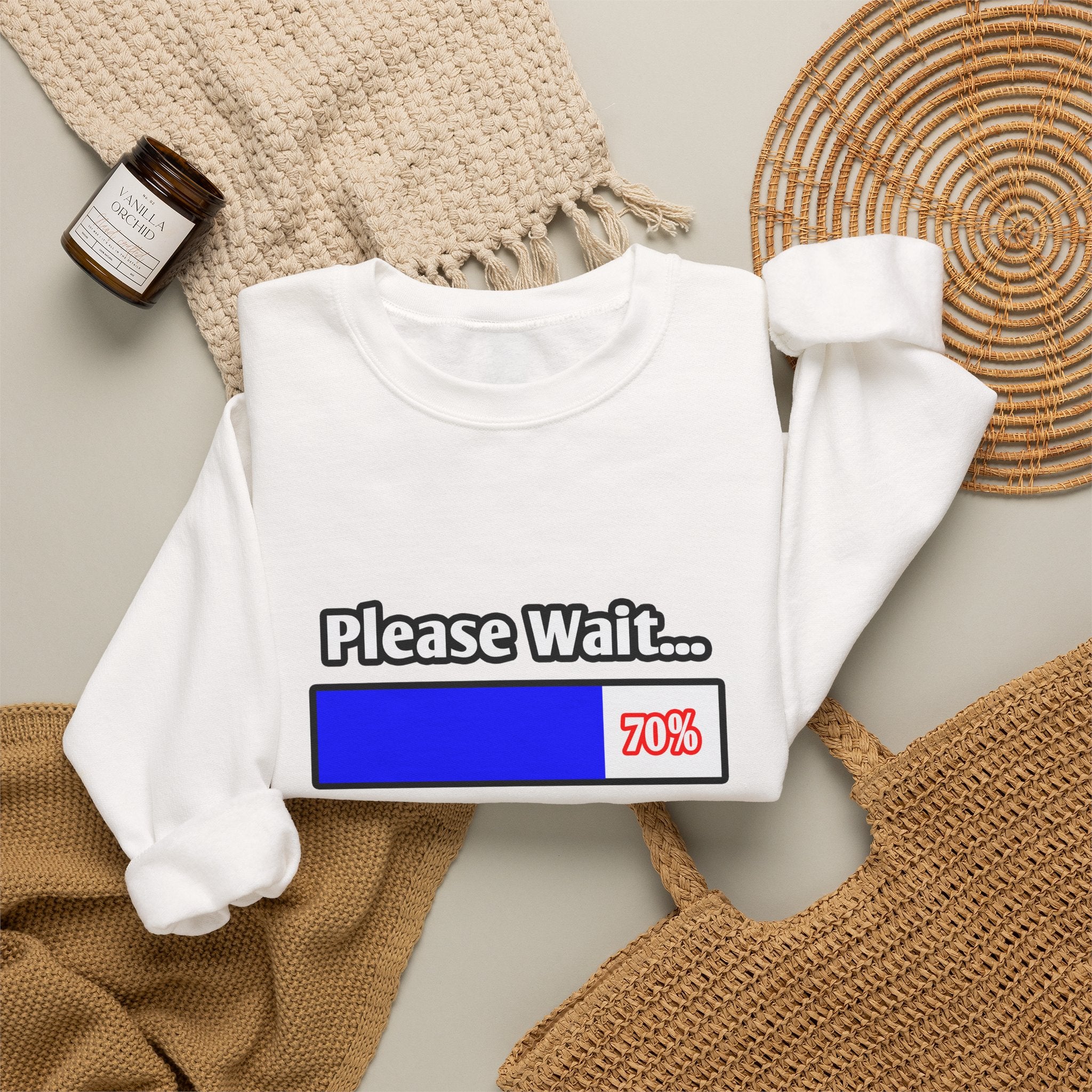 Please Wait...Aerospace Engineer Loading - Unisex Heavy Blend™ Crewneck Sweatshirt