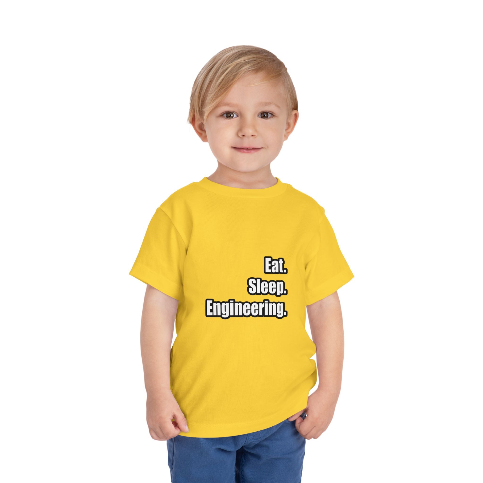 Eat. Sleep. Engineering - Toddler Short Sleeve Tee