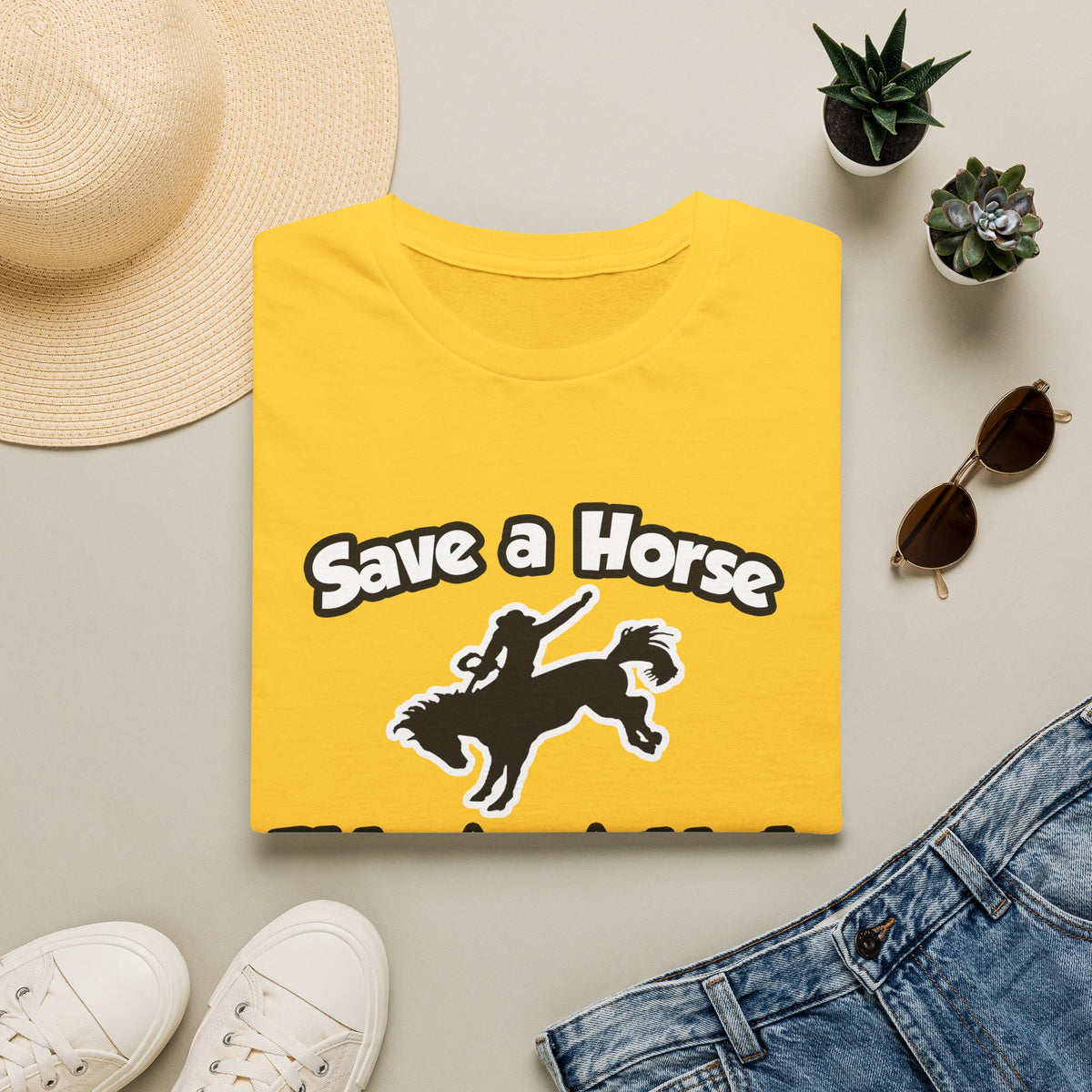 Save a Horse, Ride an Athletic Trainer - Unisex Softstyle T-Shirt