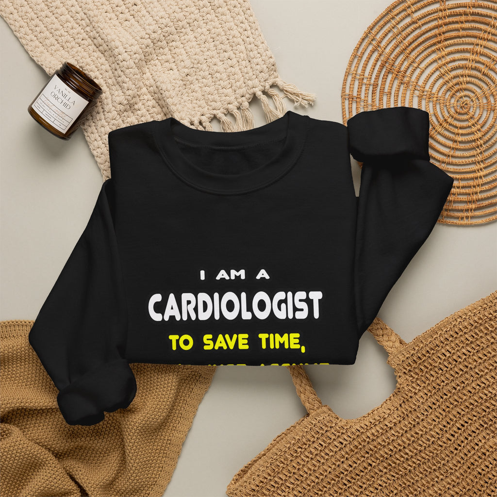 Funny Cardiologist T Shirts and Gifts - Unisex Heavy Blend™ Crewneck Sweatshirt
