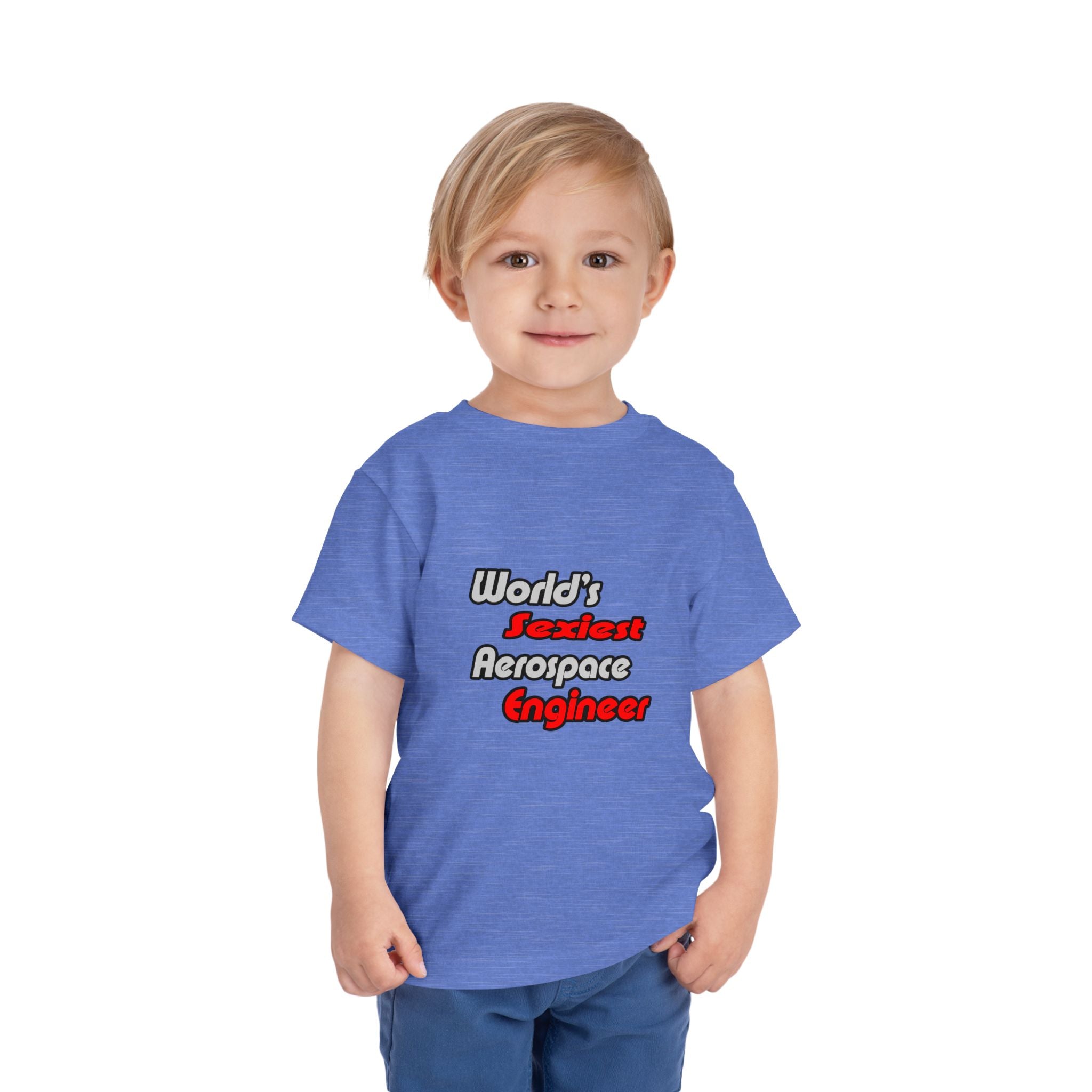 World's Sexiest Aerospace Engineer - Toddler Short Sleeve Tee