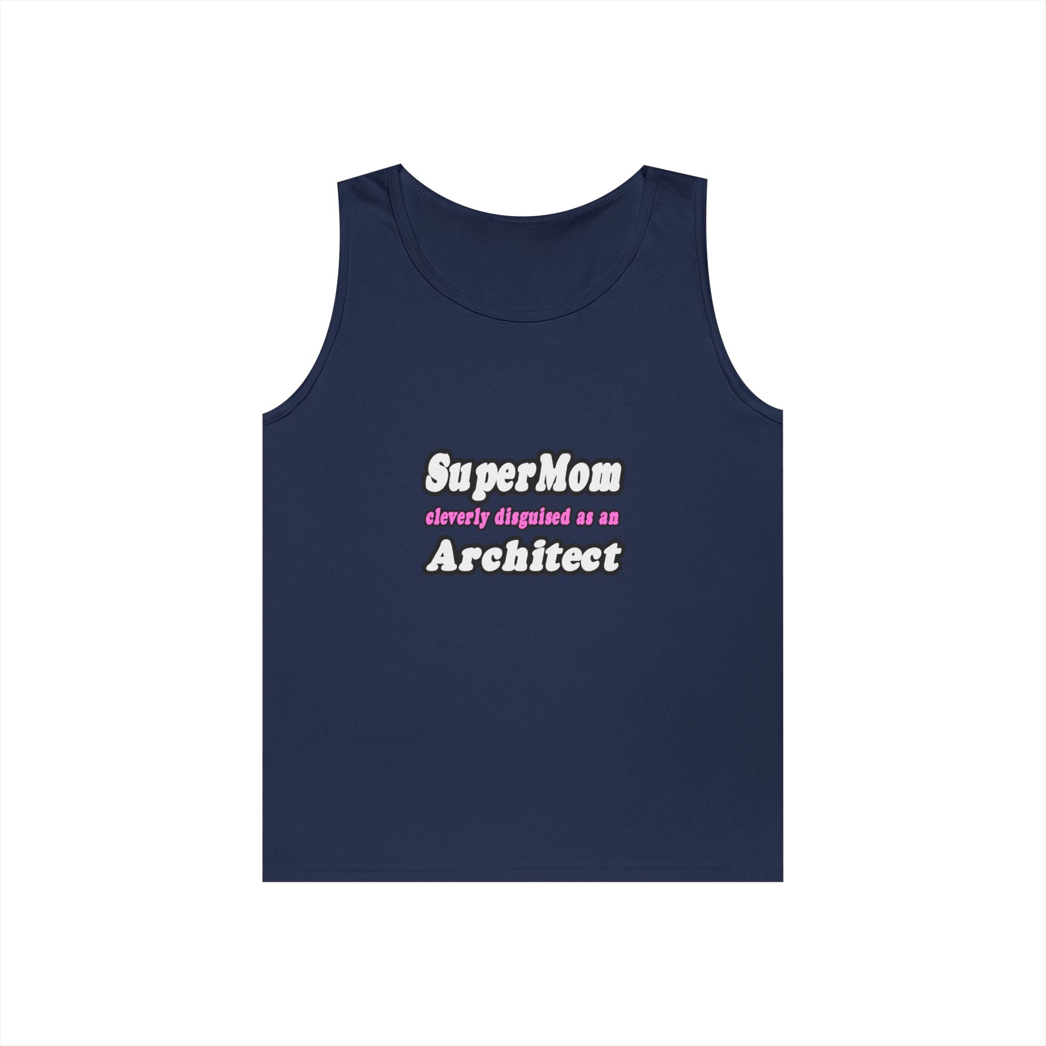 SuperMom...Architect - Unisex Heavy Cotton Tank Top
