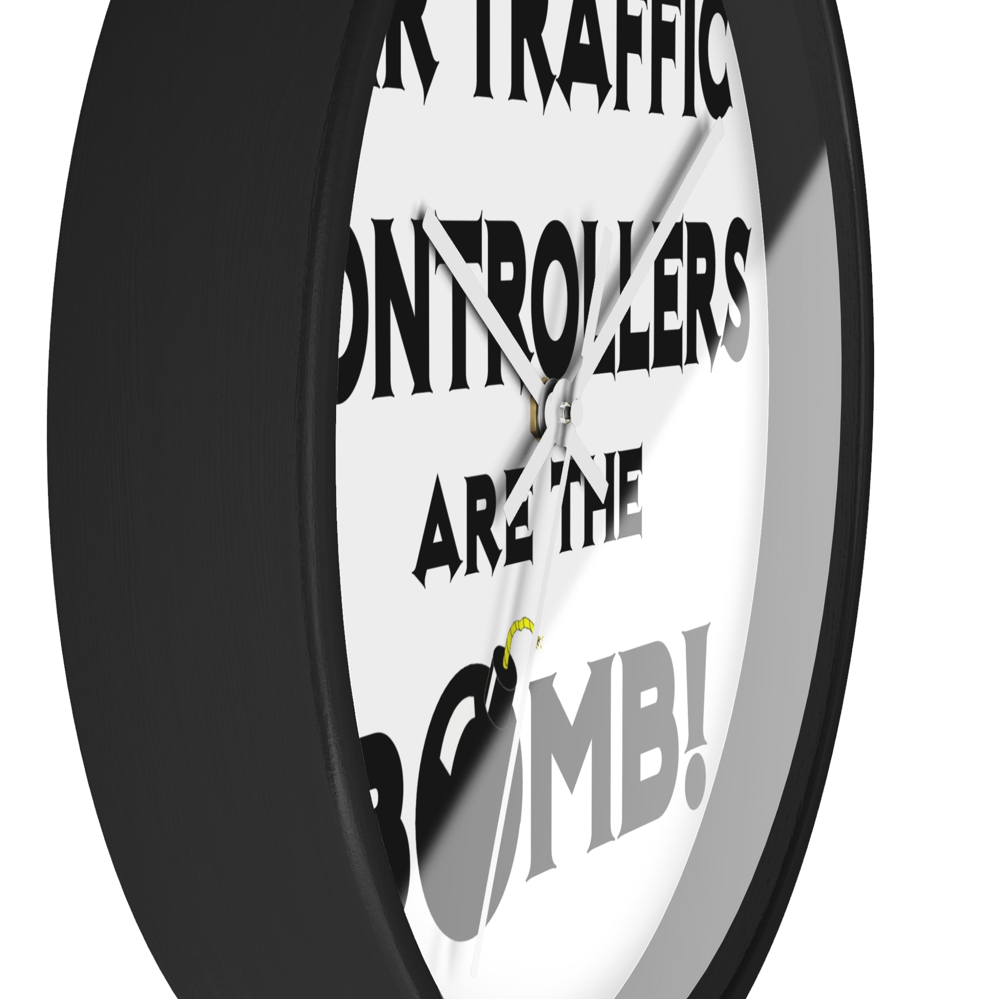 Air Traffic Controllers Are The Bomb! - Wall Clock