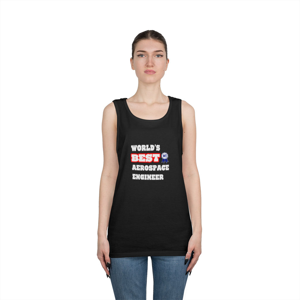 World's Best Aerospace Engineer - Unisex Heavy Cotton Tank Top