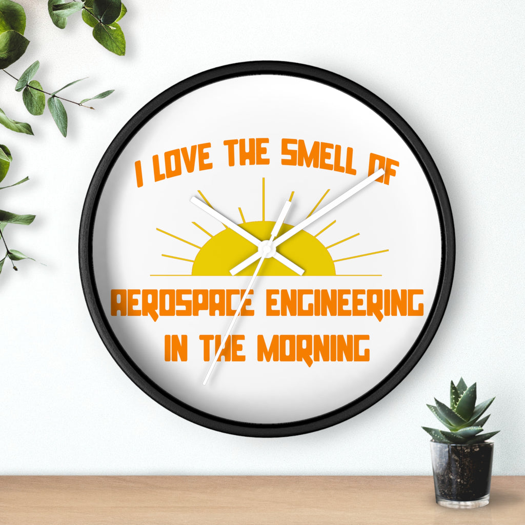 Smell of Aerospace Engineering in the Morning - Wall Clock