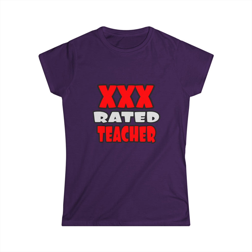 XXX Rated Teacher - Women's Softstyle Tee
