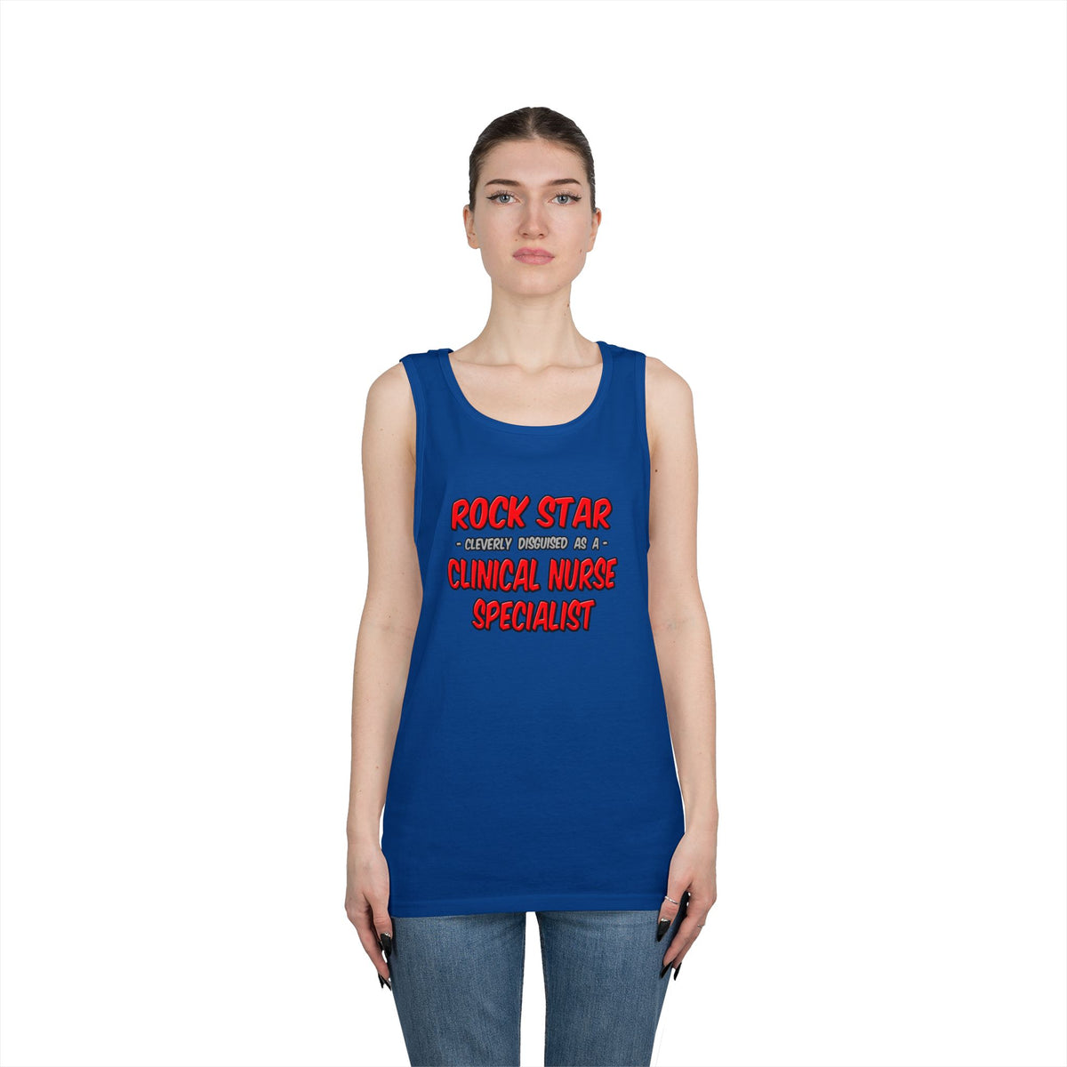 Rock Star .. Clinical Nurse Specialist - Unisex Heavy Cotton Tank Top