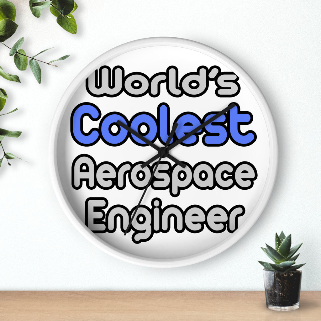 World's Coolest Aerospace Engineer - Wall Clock