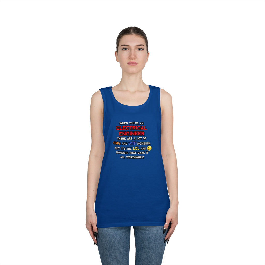 Funny Electrical Engineer ... OMG WTF LOL - Unisex Heavy Cotton Tank Top