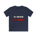 Half Firefighter ... Half Superhero - Kids Softstyle Tee