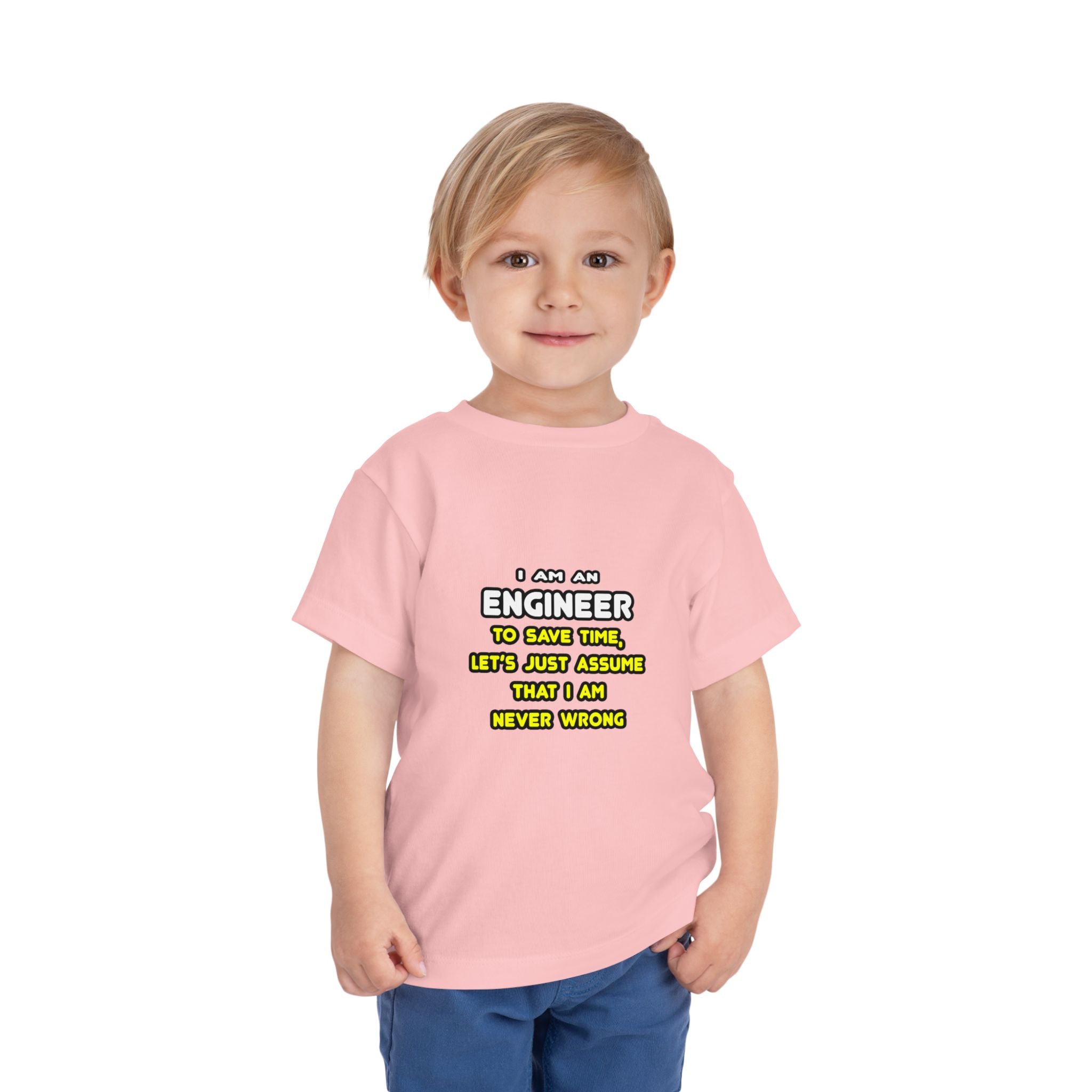 Funny Engineer T Shirts and Gifts - Toddler Short Sleeve Tee