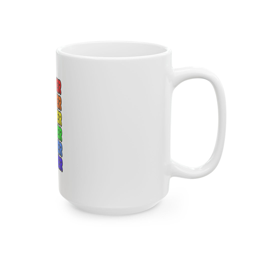 Rainbow Teacher - Ceramic Mug, (11oz, 15oz)