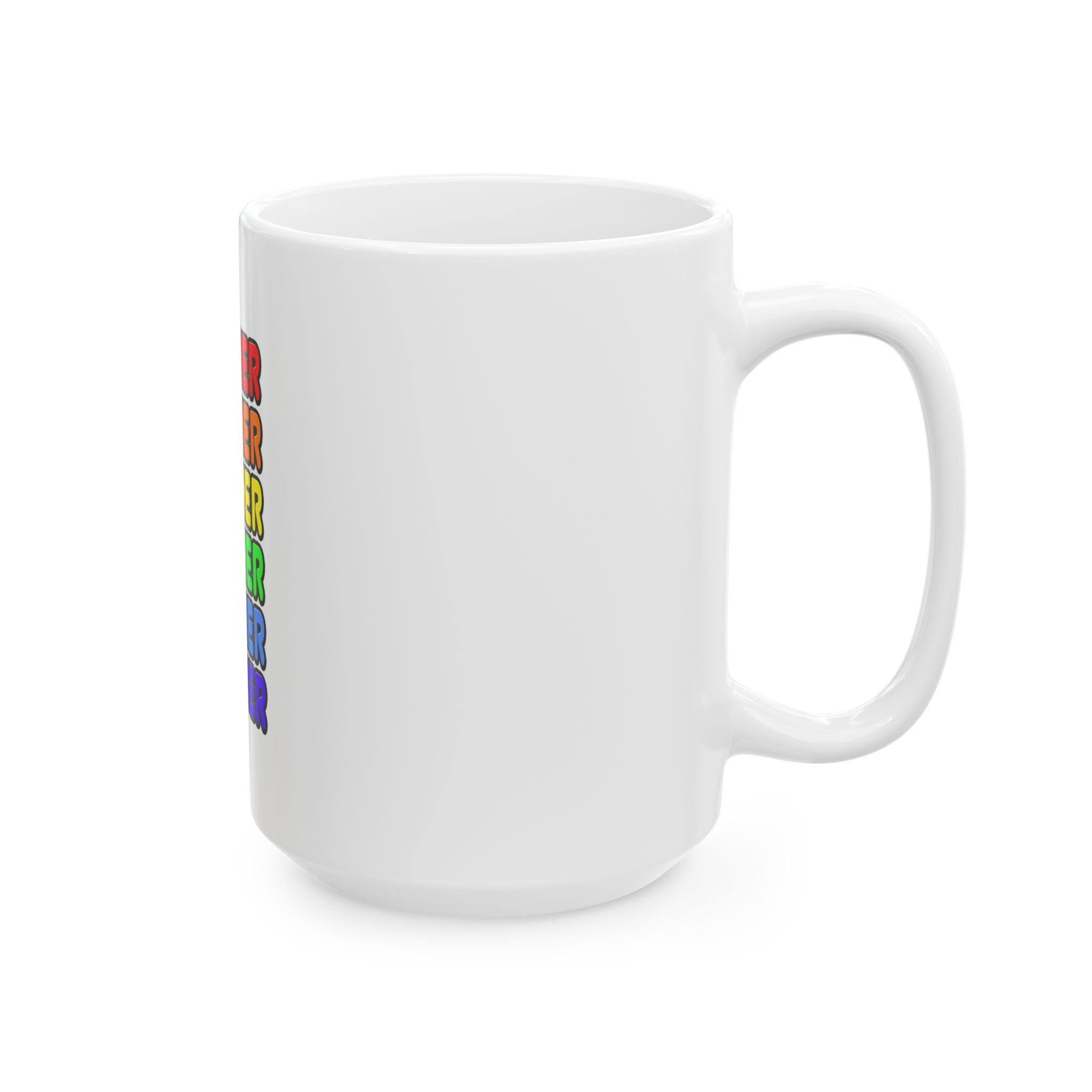 Rainbow Teacher - Ceramic Mug, (11oz, 15oz)