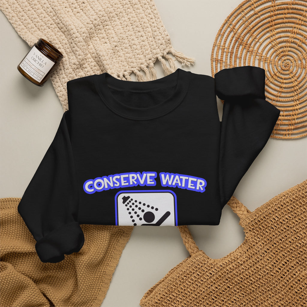Conserve Water .. Shower With a Nurse - Unisex Heavy Blend™ Crewneck Sweatshirt