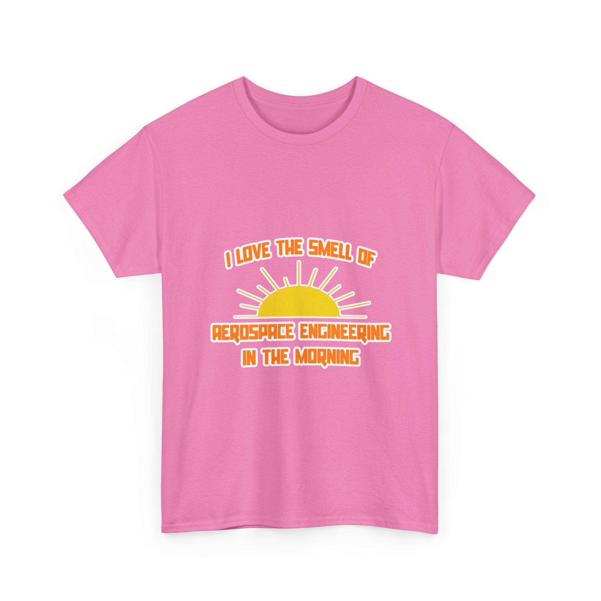 Smell of Aerospace Engineering in the Morning - Unisex Heavy Cotton Tee