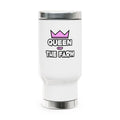 Queen of The Farm - Stainless Steel Travel Mug with Handle, 14oz