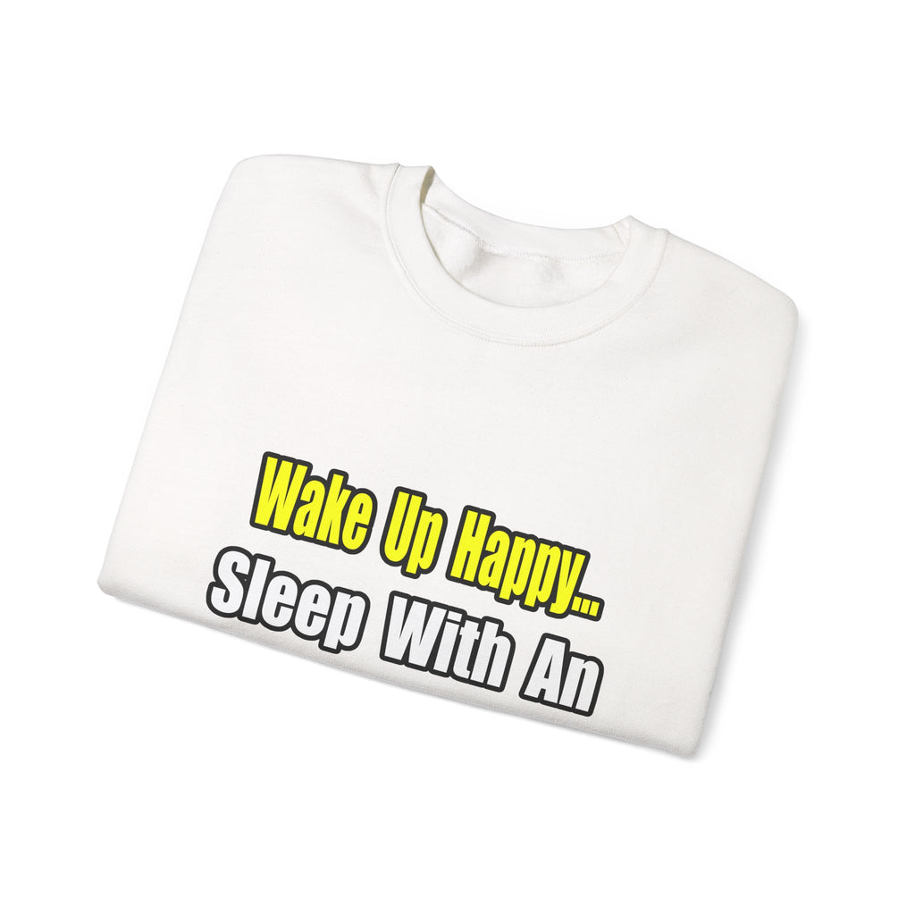 Wake Up Happy...Sleep With an Astronomer - Unisex Heavy Blend™ Crewneck Sweatshirt